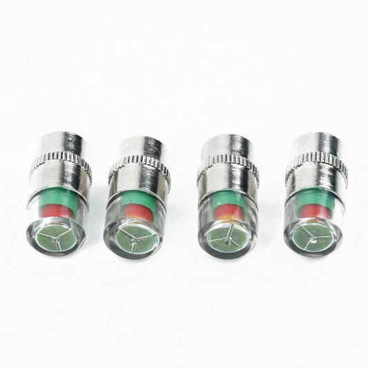 4x Valve Tyre Cap Dust Monitor Tire Pressure 38-32-36 PSI Sensor for Car Auto