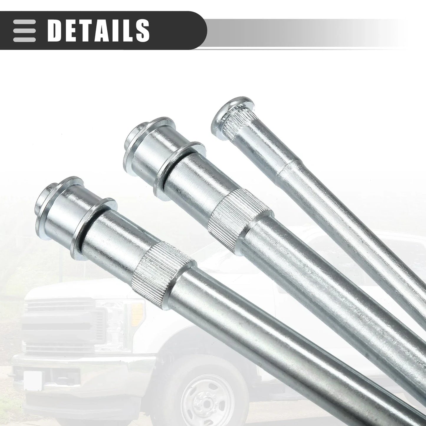 Car Door Hinge Bushing Kit for Chevrolet - Silver Tone Black