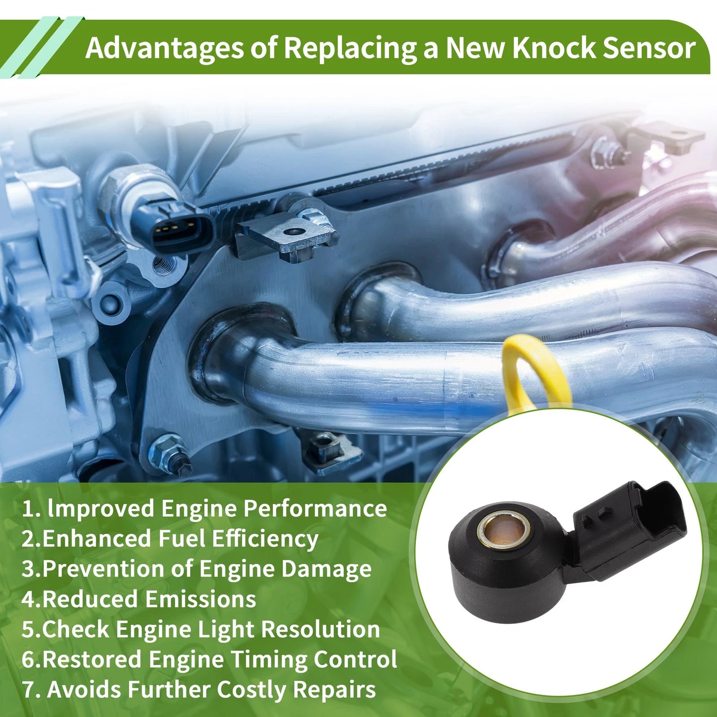 Ignition Knock Detonation Sensor for Mini Cooper Paceman (2013–2016)