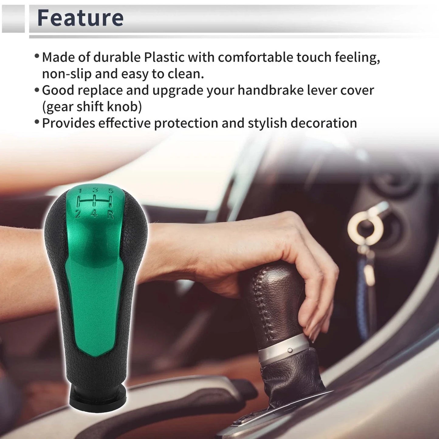 5 Speed Manual Gear Shift Knob for Chevrolet Spark (2013-2023)