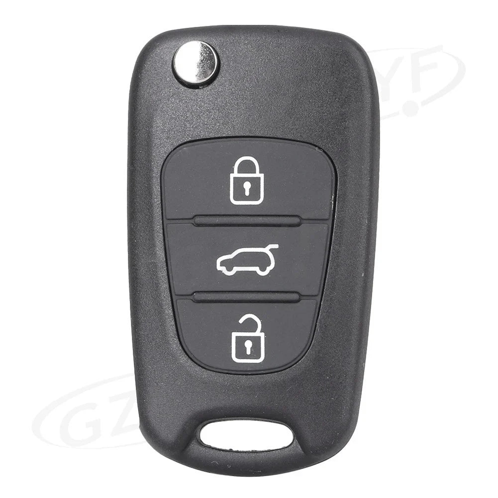 3-Button Remote Key Fob Shell Cover for KIA K2 K5 (2011-2020)