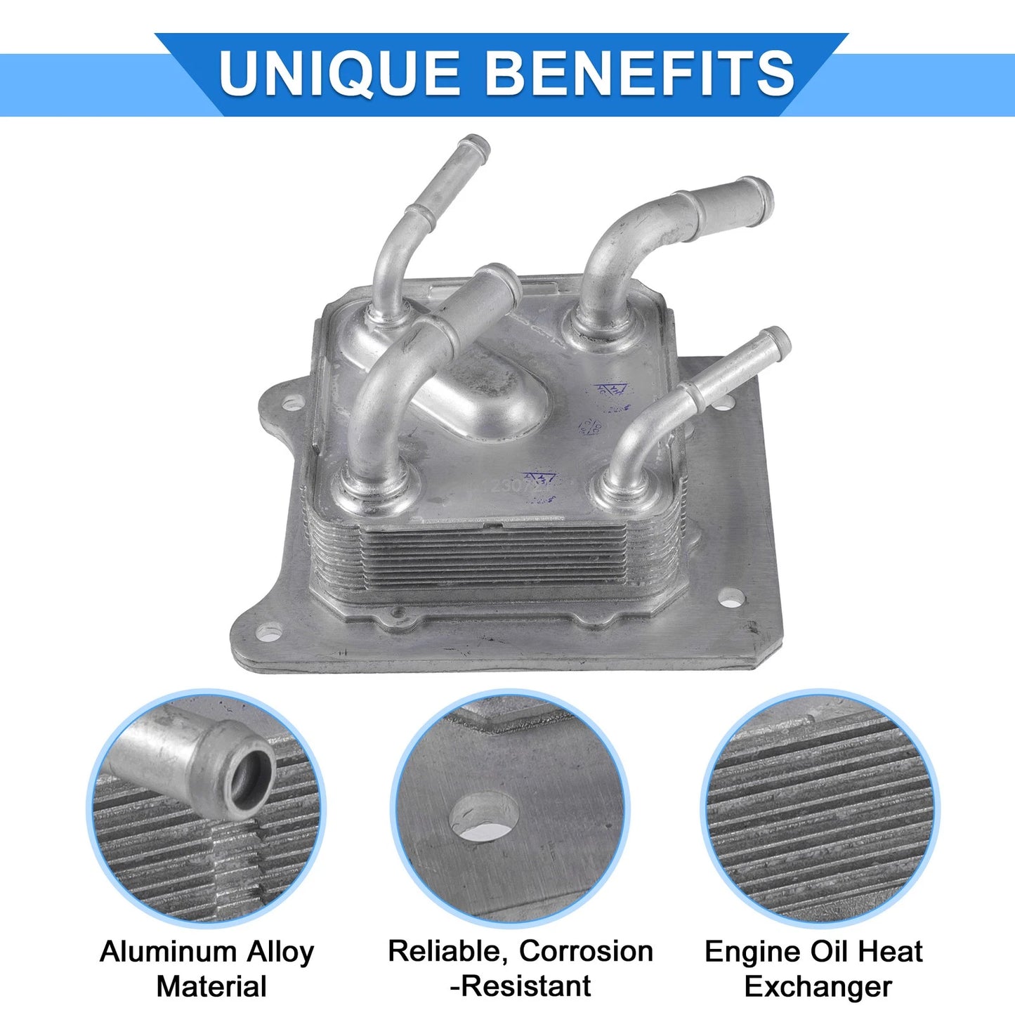 Engine Oil Cooler with Seals for Nissan Altima Maxima (2002–2018) No.2160628X0B