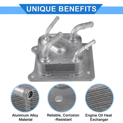 Engine Oil Cooler with Seals for Nissan Altima Maxima (2002–2018) No.2160628X0B