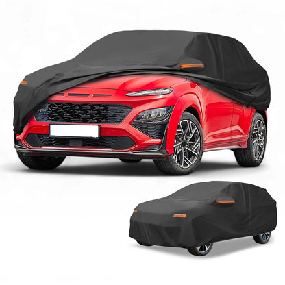 Waterproof All Weather Car Cover for Hyundai Kona (2018–2023) 190T-PU Zipper