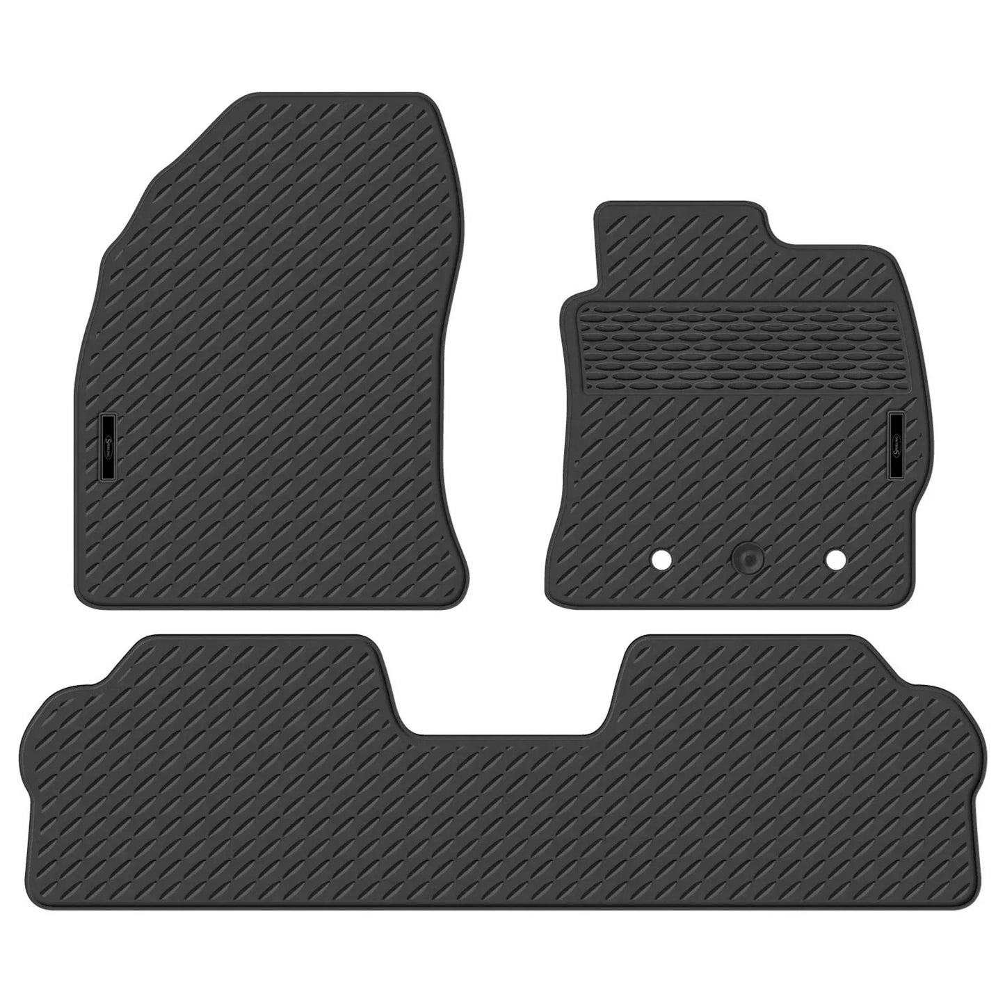 Set Custom Fit Moulded Rubber Floor Mats for Toyota Corolla (2012–2018)