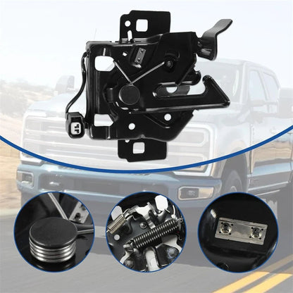 Hood Latch Assembly w/Anti-Theft Sensor for Ford Super Duty (2017-2022)