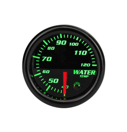 52mm Water Coolant Temperature Gauge with 7 Colors Backlight for Universal AU