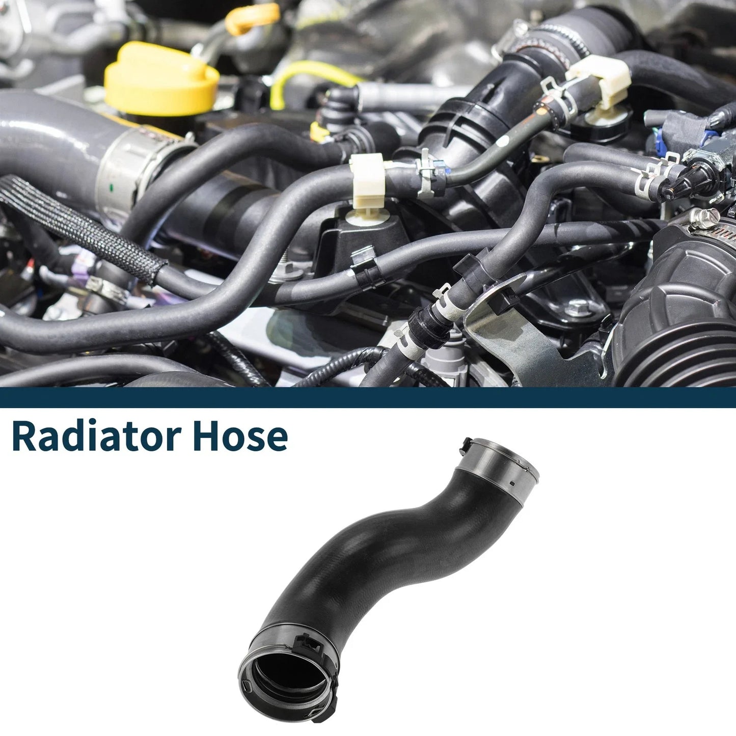 Radiator Hose & Intake Pipe for BMW 5 Series F07 (2009 - 2017) Black