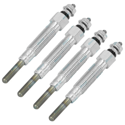 4 Bosch Glow Plugs Set for Nissan Terrano TD27 2.7L non Turbo Engine 8/86-10/89