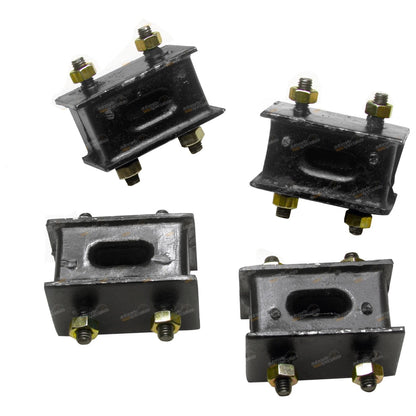Set of 4 Rubber Exhaust Mounts for Toyota Landcruiser (1975–2007)