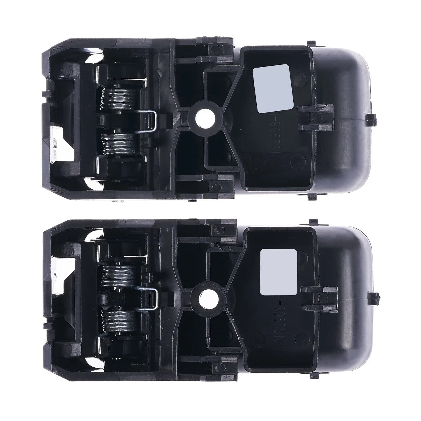 Set of 2 Inner Door Handles for Nissan Navara (1997–2015) Black