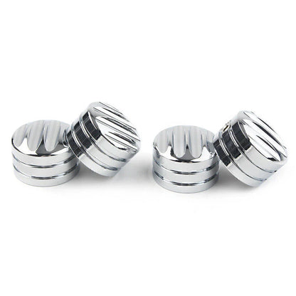 4 x Chrome Head Bolt Cover Caps for Harley Twin Cam (1999-2023)
