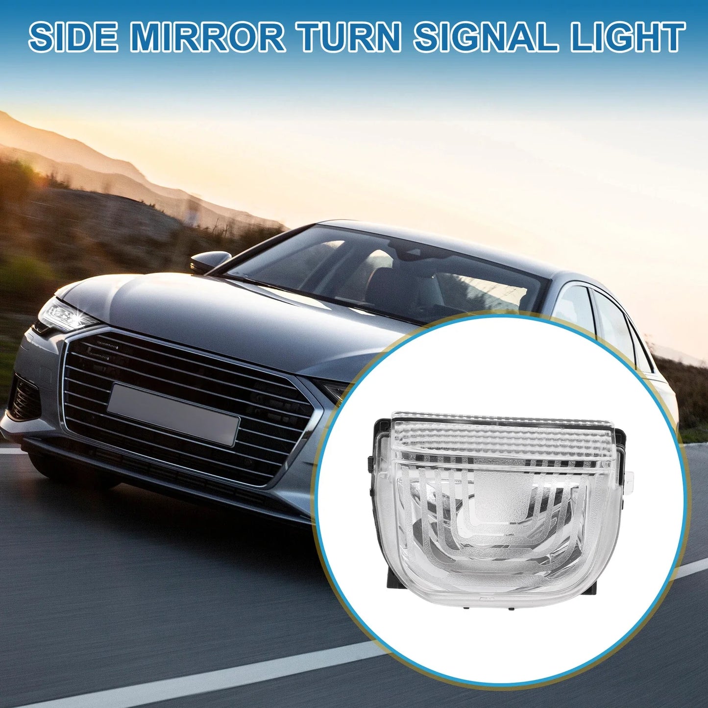 Car Mirror Turn Signal Light Right LED for Mercedes-Benz Sprinter (2010-2023)