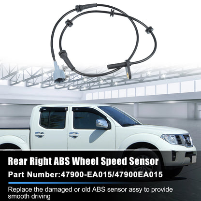 Rear Right ABS Wheel Speed Sensor No. 47900EA015 for Nissan Frontier (2005–2019)