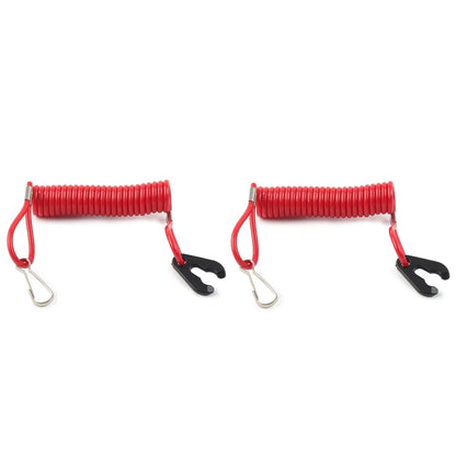 2X Outboard Kill Switch Lanyard Tether for Yamaha