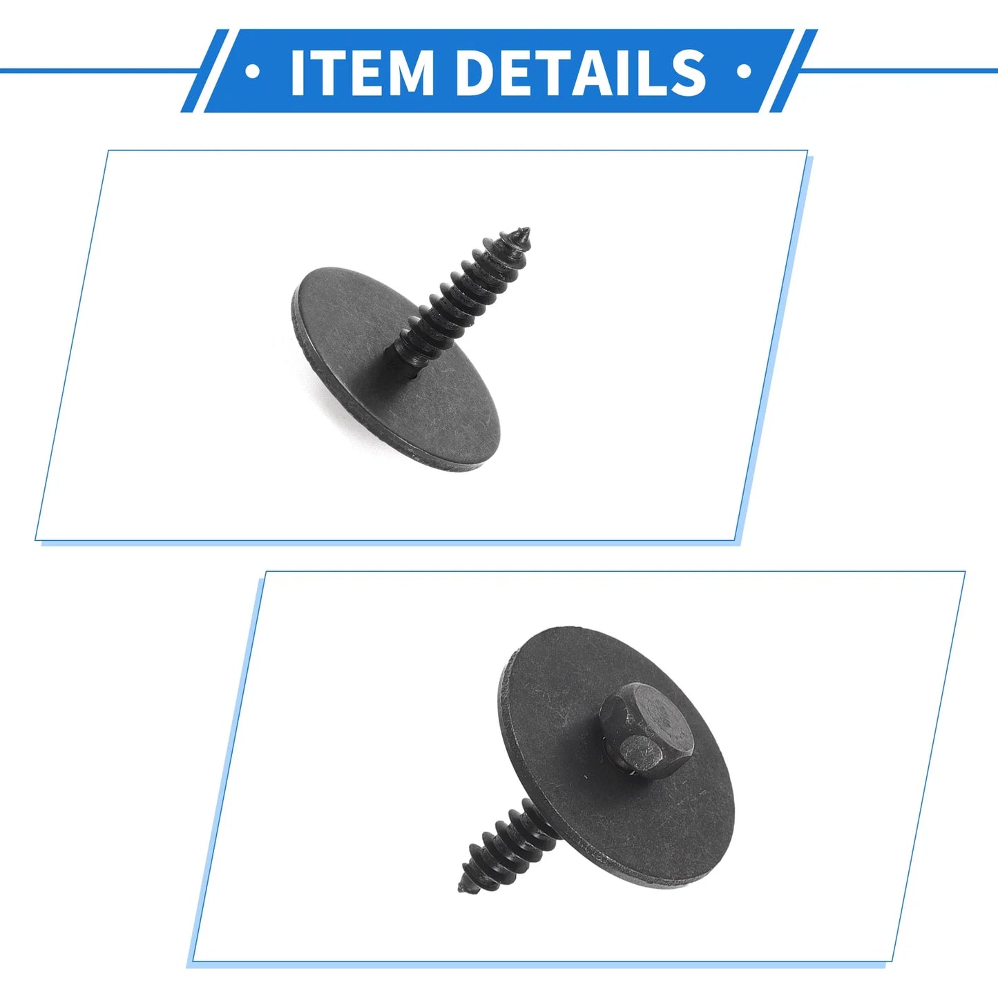 20 x Car Fender Liner Splash Shield Bumper Cover Screws for Mercedes-Benz A220