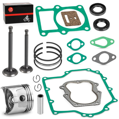 Engine Rebuild Kit Piston Rings & Valve for Club Car Gas Golf Cart (1986–1991)