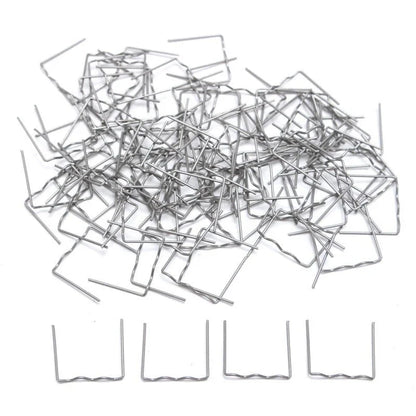Pre-Cut Flat Staples 100pcs 0.6mm for Car Auto