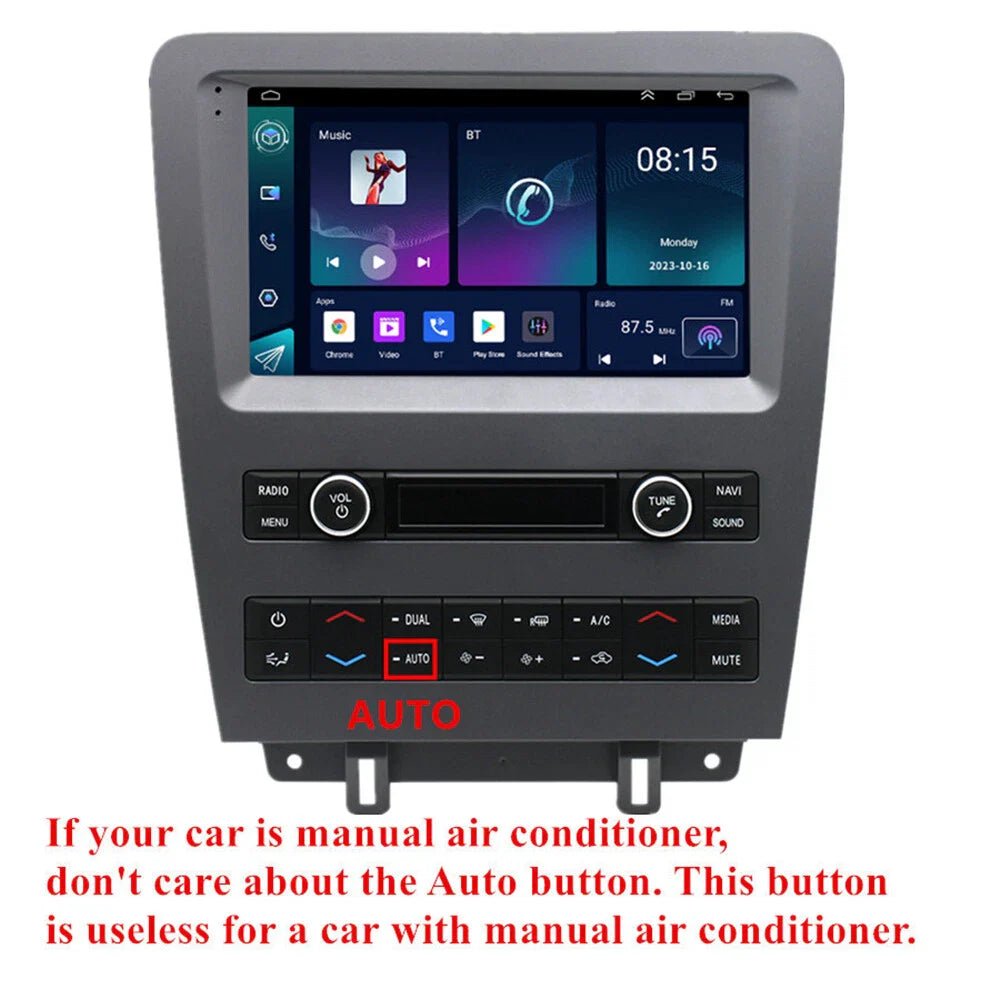 9" Android 13.0 Stereo Radio GPS for Ford Mustang (2010-2014)
