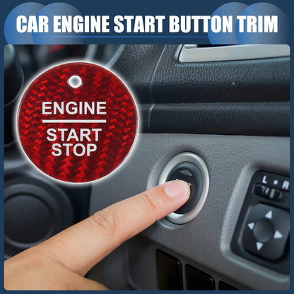 Engine Start Stop Button Cover for Ford (Red)