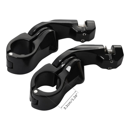 Short Angled Footpeg Pegs for Harley (32mm)
