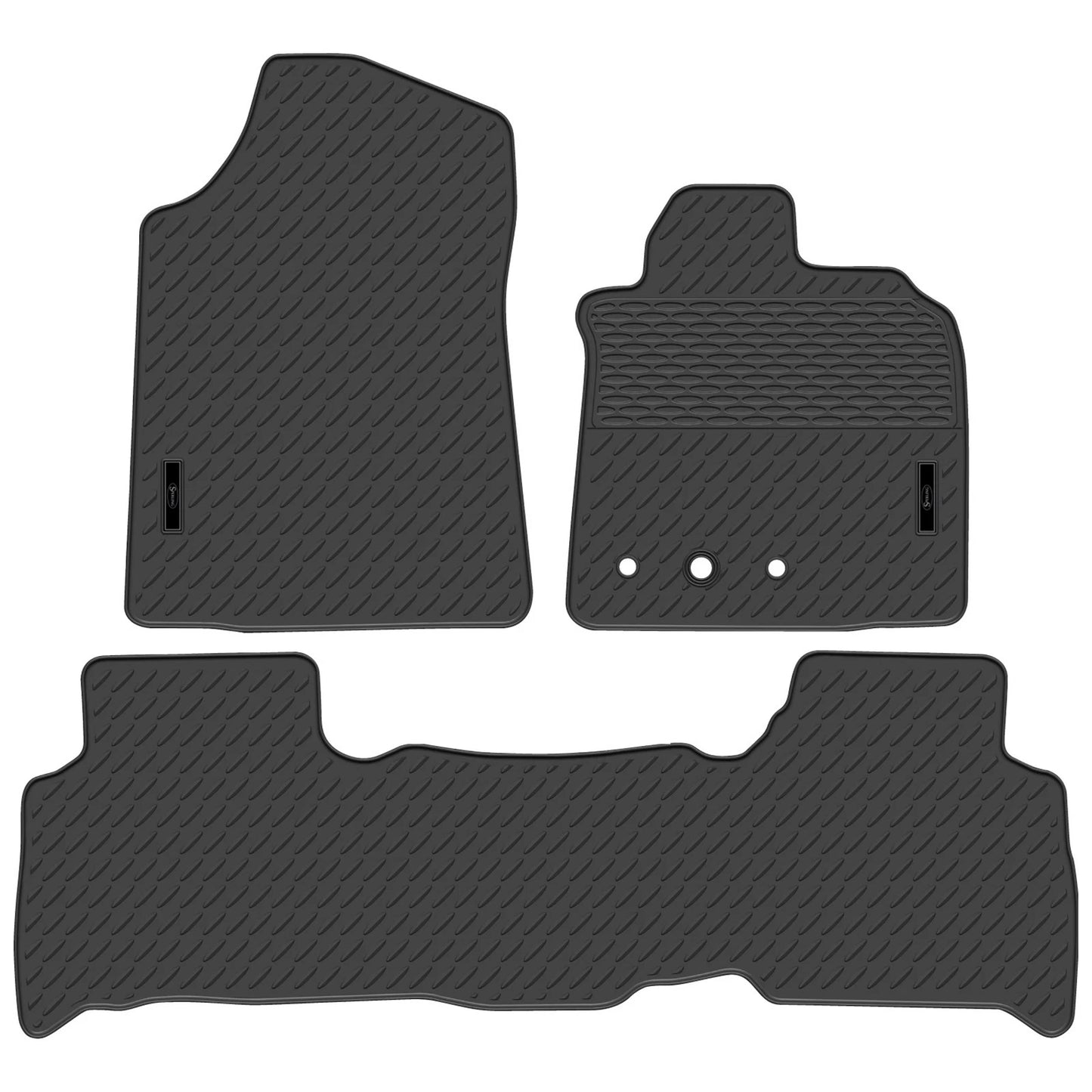 Set of 4 Custom Fit Rubber Floor Mats for Landcruiser UZJ200 (2011–2012)