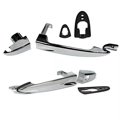 Silver ABS External Door Handle for Lancia Ypsilon (2003–2011)