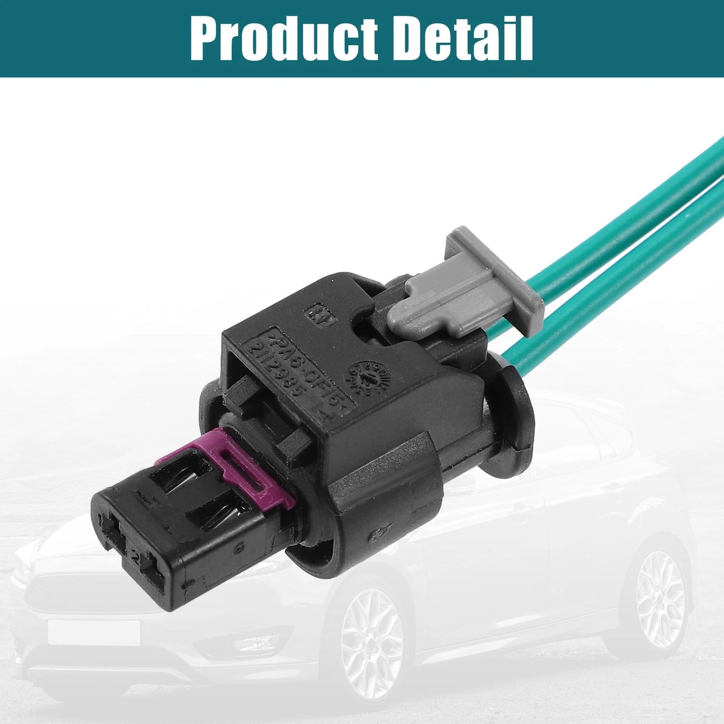 Battery Current Sensor Connector WPT-1648 DU2Z-14S411-AZB for Ford Escape (2013–2019)
