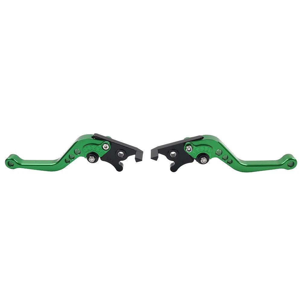 CNC Adjustable Short Brake Clutch Levers for Kawasaki ZX6R ZX10R (2006–2016)
