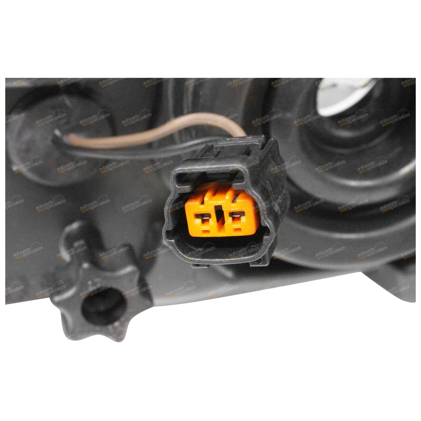 2X Dark Grey Headlights for Ford Falcon AU Series 3 (2001–2002)