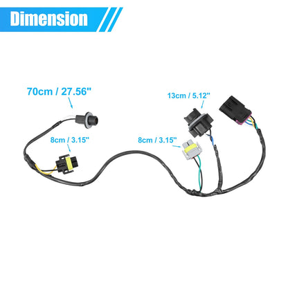 Front Headlight Wiring Harness Socket 15930264 for Chevrolet Malibu (2008–2012)