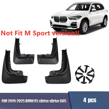 Splash Guards Mud Flaps Mudguard for BMW X5 (2019–2025)