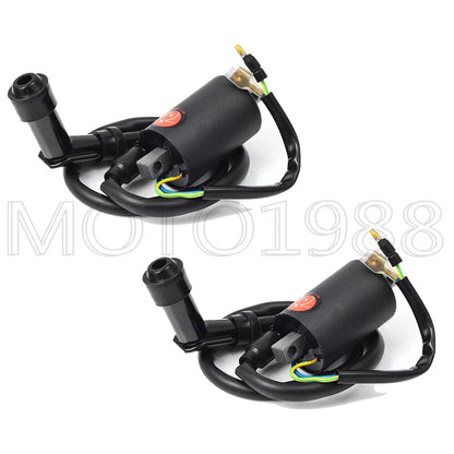 2 x Ignition Coils & Spark Plug Caps for Honda CB350 CB450 CL350 CL450 SL350 (1968–1973)
