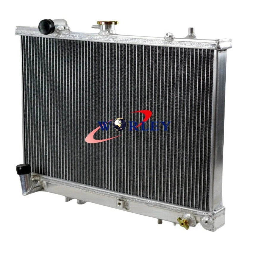 2X Aluminum Radiator with Fan for Mitsubishi Triton (1996–2006)