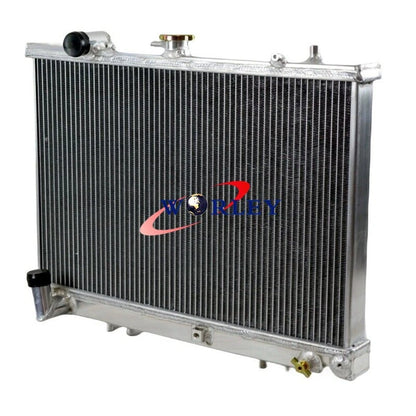 2X Aluminum Radiator with Fan for Mitsubishi Triton (1996–2006)