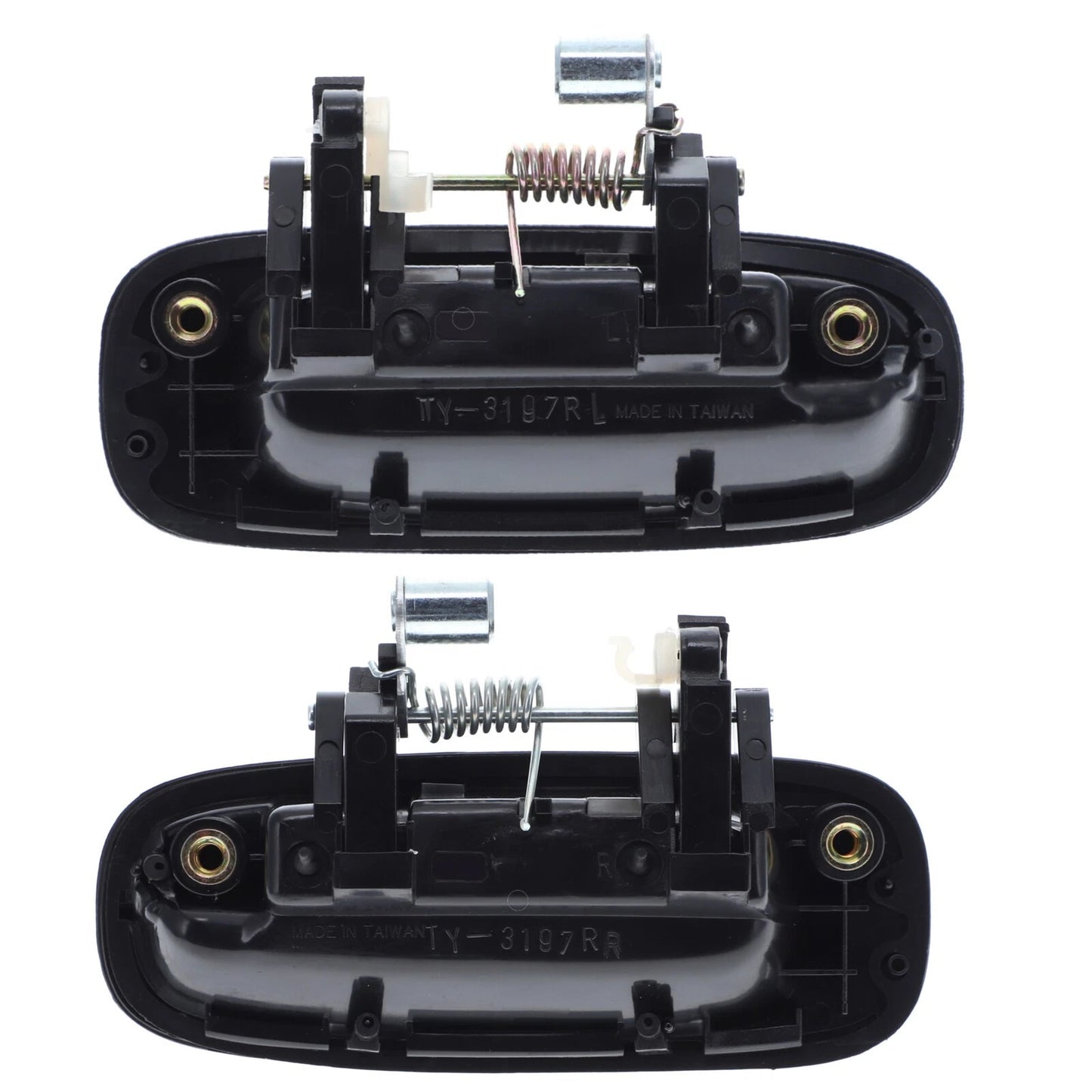 Set of 4 Door Handles for Toyota Corolla (1997–2002) Black