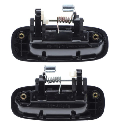 Set of 4 Door Handles for Toyota Corolla (1997–2002) Black