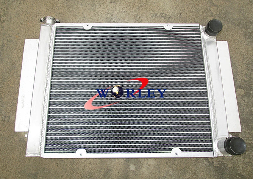 Aluminum Radiator with Fan and Oil Cooler for Mazda RX-2 RX-3 RX-4 RX-7 (1970–1985)