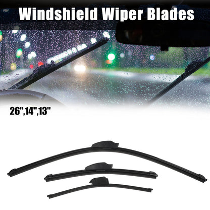 Set of 3 Wiper Blades for Hyundai I30 GD (2012–2017)