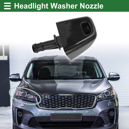 Front Passenger Side Headlight Washer Nozzle for Nissan X-Trail (2014–2020) No. 286411DL0A