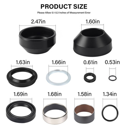 Front Fork Leg Rebuild Kit for Harley FXDWG FXS FLS FLTRX FLHX