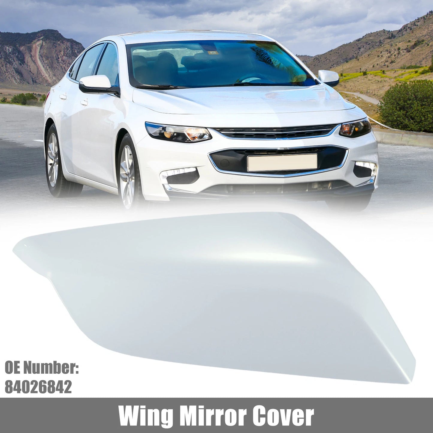 Right Side Wing Mirror Cover for Chevy Malibu (No. 84026842)