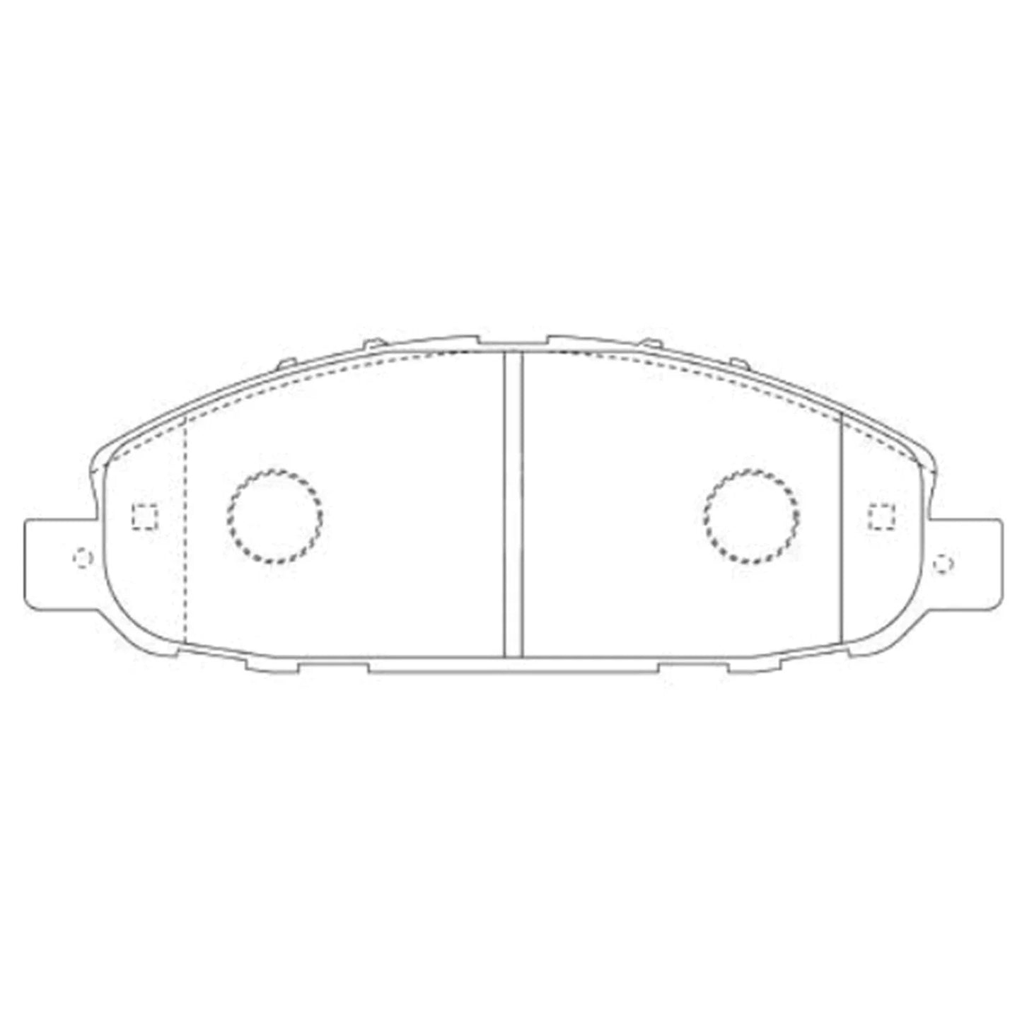 Disc Brake Pad Set for Nissan Caravan E25 (2001 - 2012)