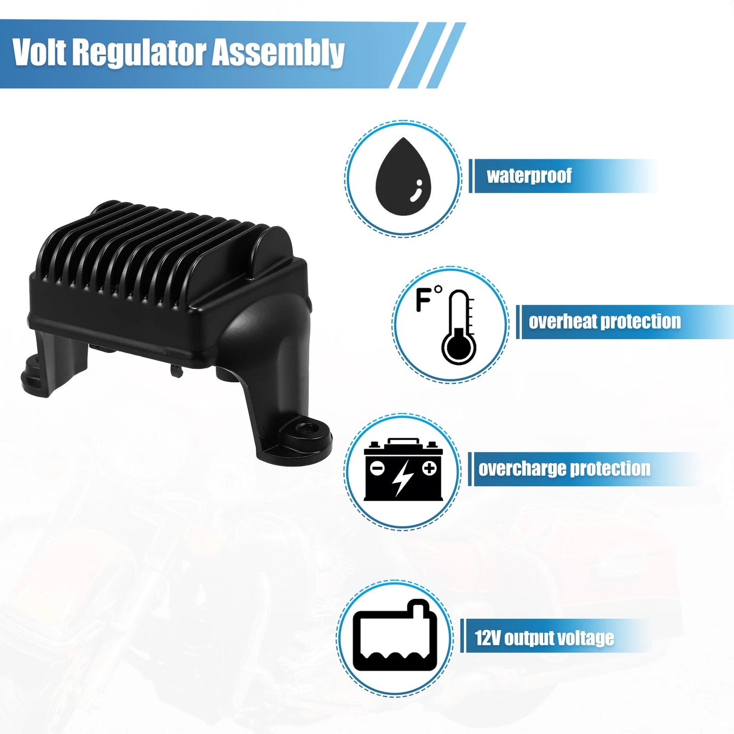 Voltage Regulator Rectifier 74505-09 for Harley-Davidson Electra Glide (2009–2014)
