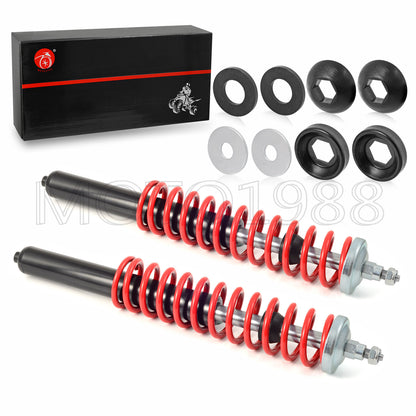2X Front Gas Shocks for Polaris Trail Blazer 250/Trail Boss 250/350 (1988–1999)