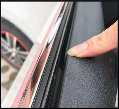 Black Universal Door Glass Window Rubber Seal Strip for Car 8M V-Type