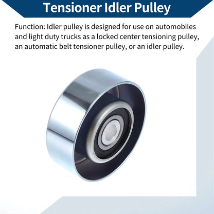 Drive Belt Idler Pulley for Honda Pilot (2006-2011) - 1 x Quality Replacement