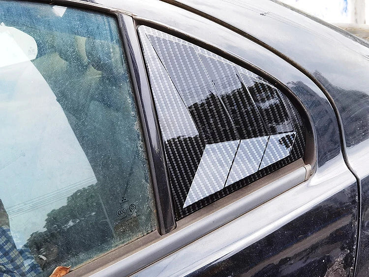 Carbon Fiber Side Vent Window Louver Cover for Mitsubishi Lancer EVO(2009–2016)