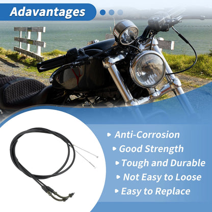 Throttle Cable for Harley Sportster XL883 XL1200 (130 cm, No. 8831200)
