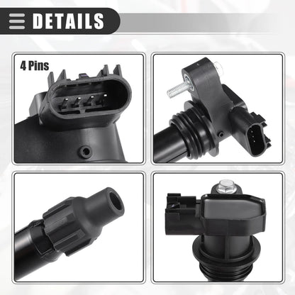 6X Engine Ignition Coil Assembly for Chevrolet Malibu (2008–2012) No. 12632479